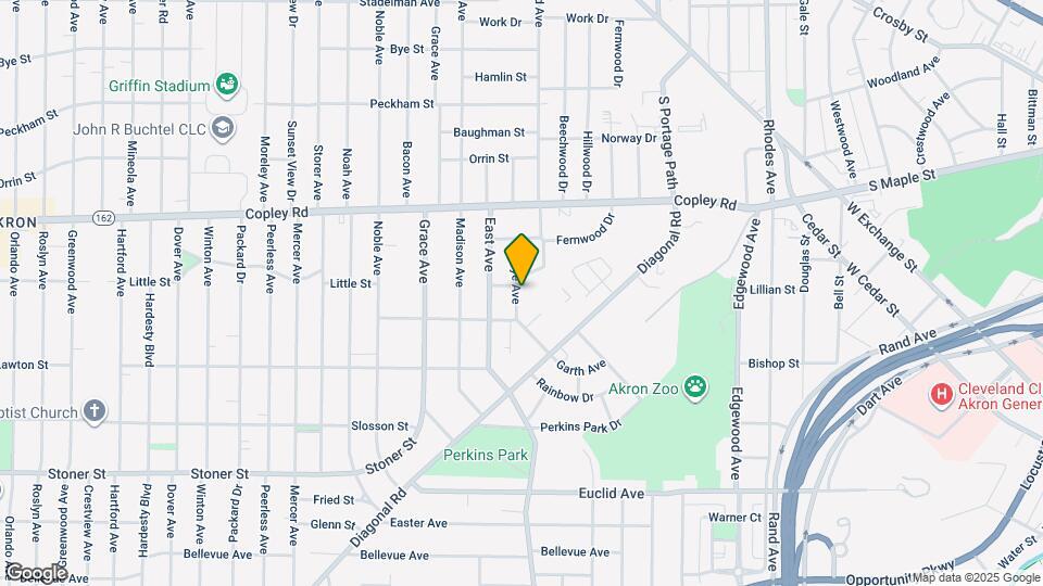 593 Hoye Ave Map and Location Details