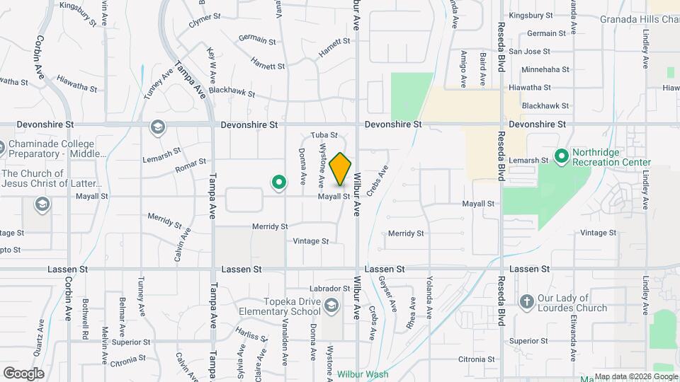 18931 Mayall St Map and Location Details