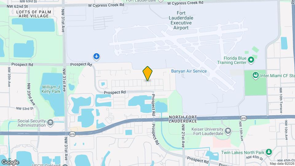 5402 NW 25th Terrace Map and Location Details