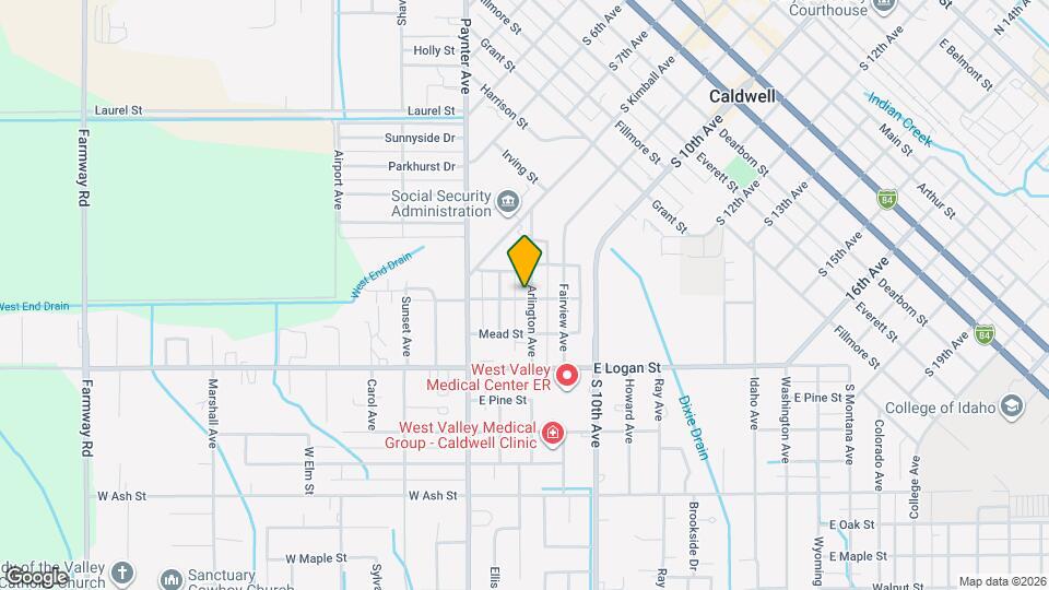 1424 Arlington Ave Map and Location Details