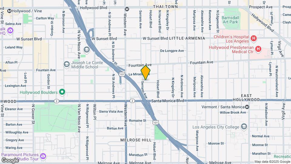 5355 Lexington Ave Map and Location Details