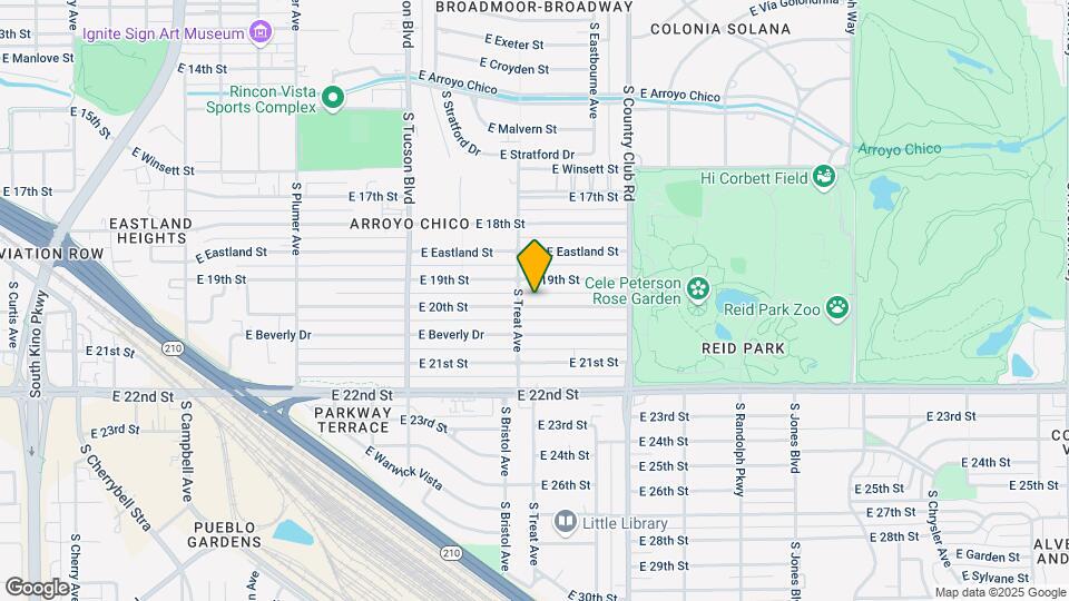 2819 E 20th St Map and Location Details
