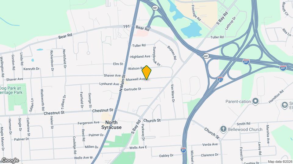 124 Maxwell Ave Map and Location Details