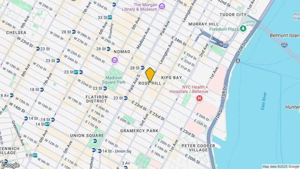 95 Lexington Ave Map and Location Details