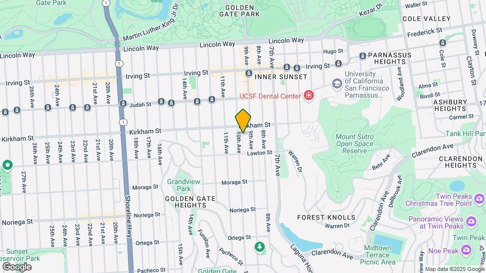 1534 10th Ave Mapa y Detalles de la Ubicación