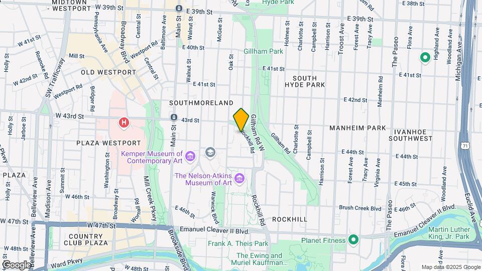 4322 Rockhill Rd., Unit Apt. 2 Map and Location Details