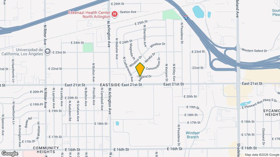 2130 Admiral Dr Map and Location Details