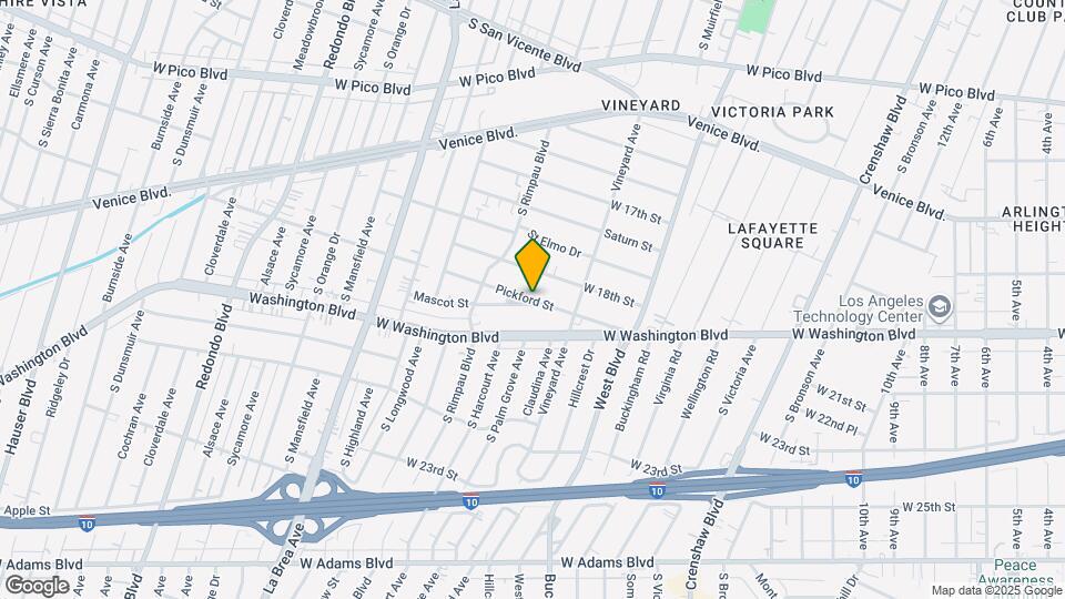 4649 Pickford St Map and Location Details