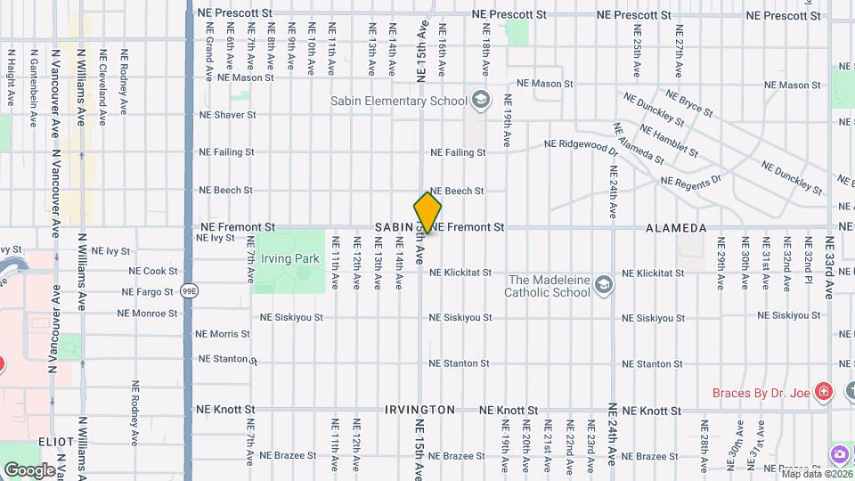 3424 Northeast 15th Avenue Map and Location Details