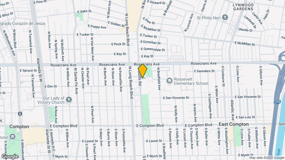 714-716 N Bullis Rd Mapa y Detalles de la Ubicación
