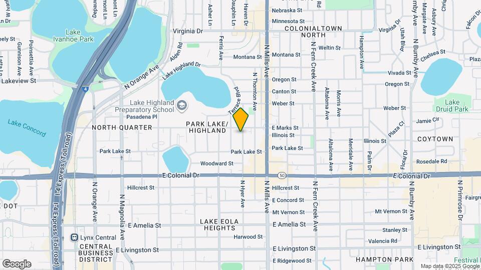 832 N Hyer Ave Map and Location Details