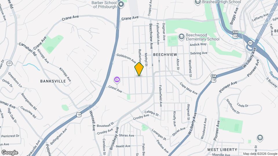 1600 Rutherford Ave, Unit A Map and Location Details