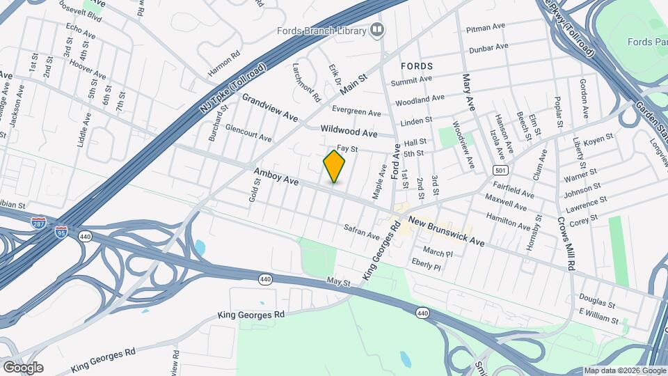 684 Amboy Ave Map and Location Details