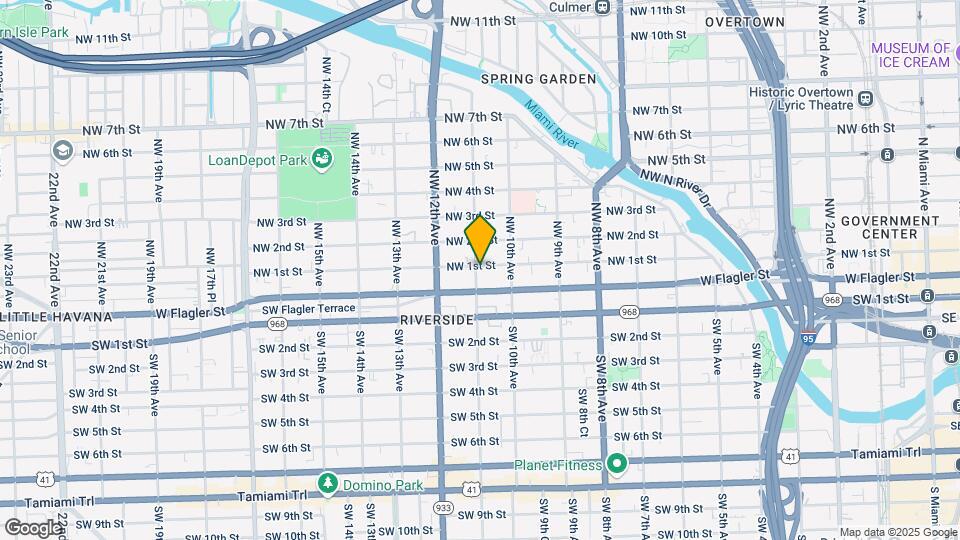 55 NW 11th Ave Map and Location Details