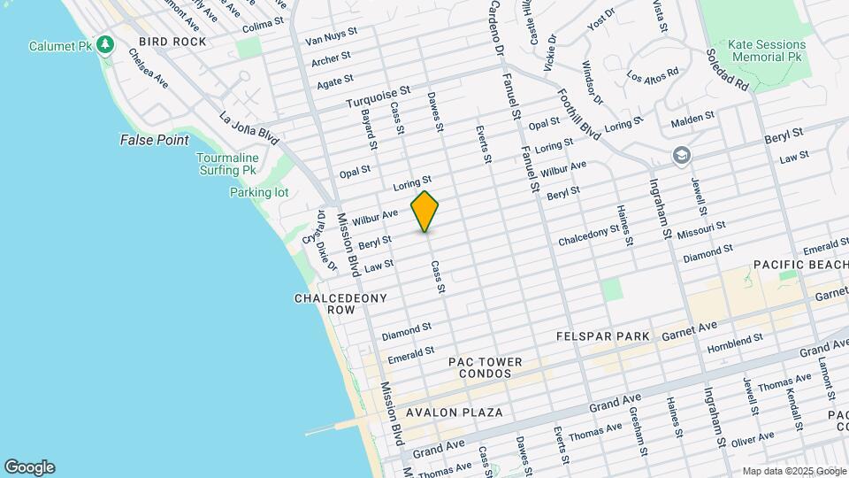 4876 Cass St Mapa y Detalles de la Ubicación