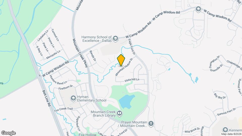 5667 Mountain Hollow Dr Map and Location Details