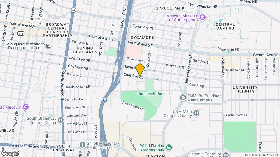 1204 Coal Ave SE Mapa y Detalles de la Ubicación