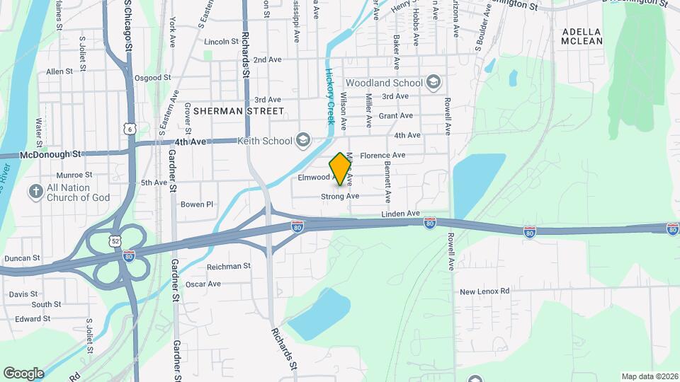 429 Strong Ave Map and Location Details