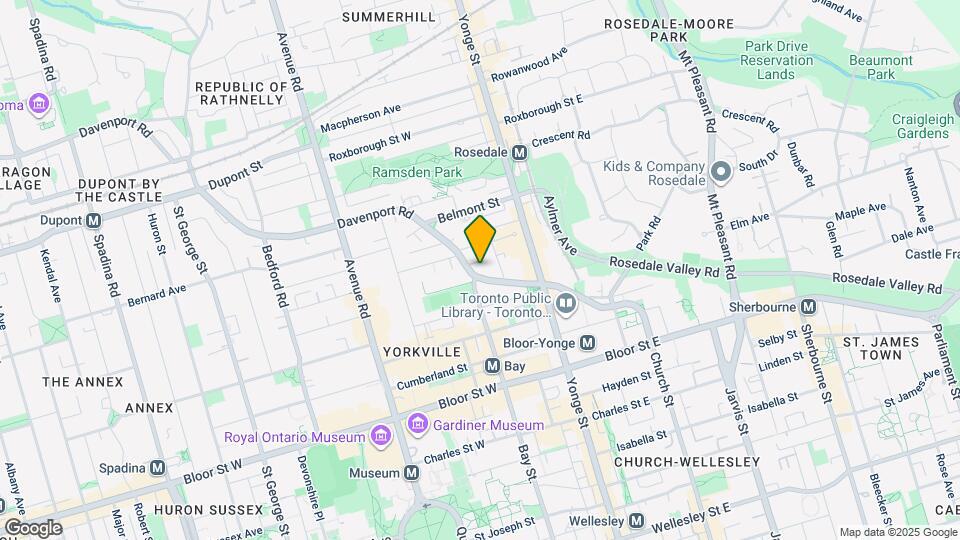 88 Davenport Rd Map and Location Details