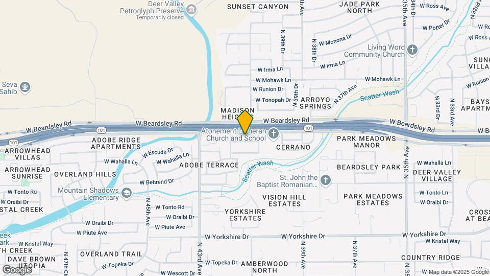 4114 W Menadota Dr Map and Location Details