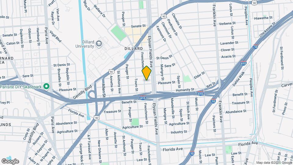 3407 Frenchmen St Map and Location Details
