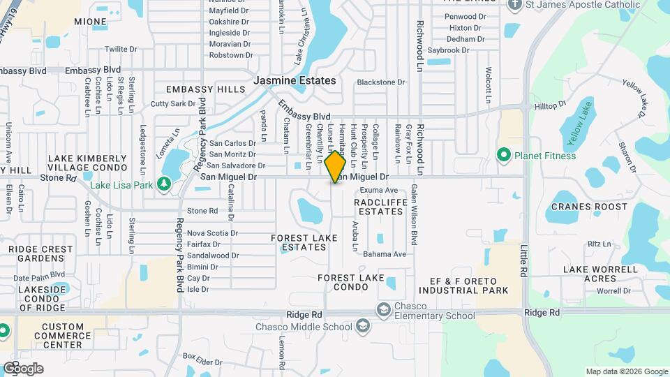 8934 Forest Lake Dr Map and Location Details