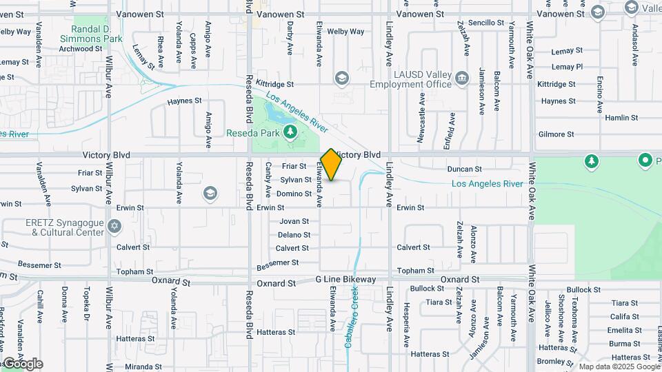 18242 Sylvan St Mapa y Detalles de la Ubicación