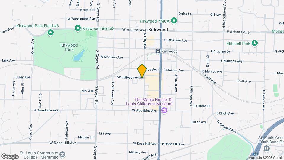 419 S Clay Ave Map and Location Details