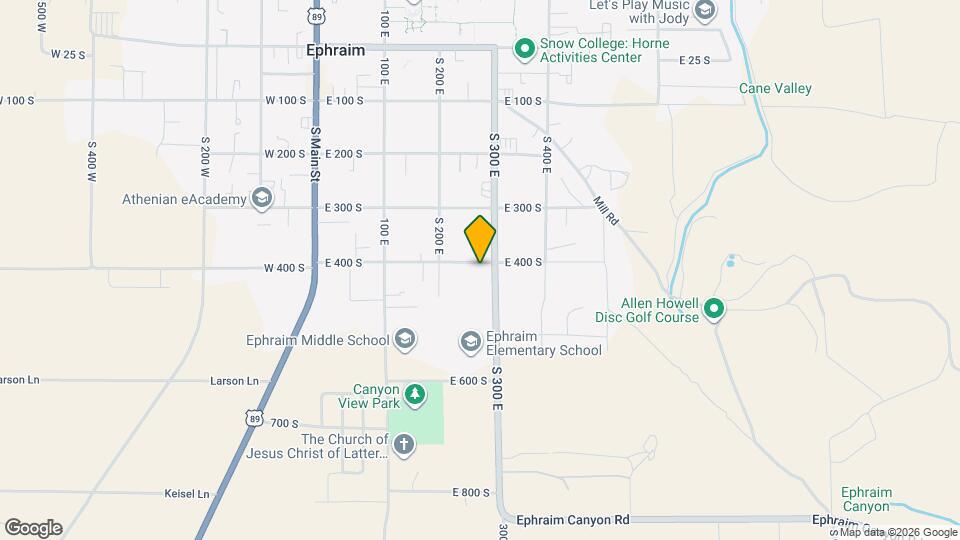 280 E 400 S, Unit 280 Mapa y Detalles de la Ubicación