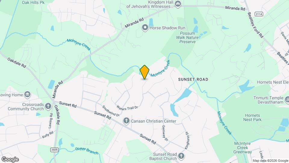 1916 Waters Trail Dr Map and Location Details