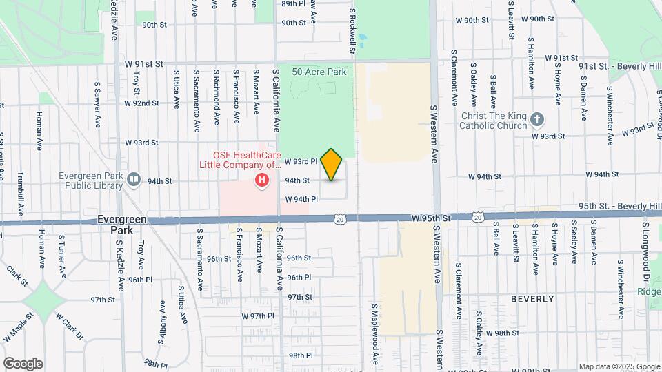 2645 W 94th St Map and Location Details