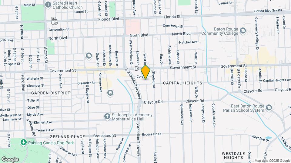 3641 Capital Heights Ave Map and Location Details