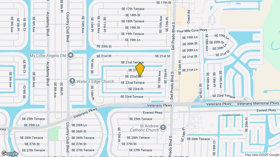 1406 SE 22nd St Map and Location Details