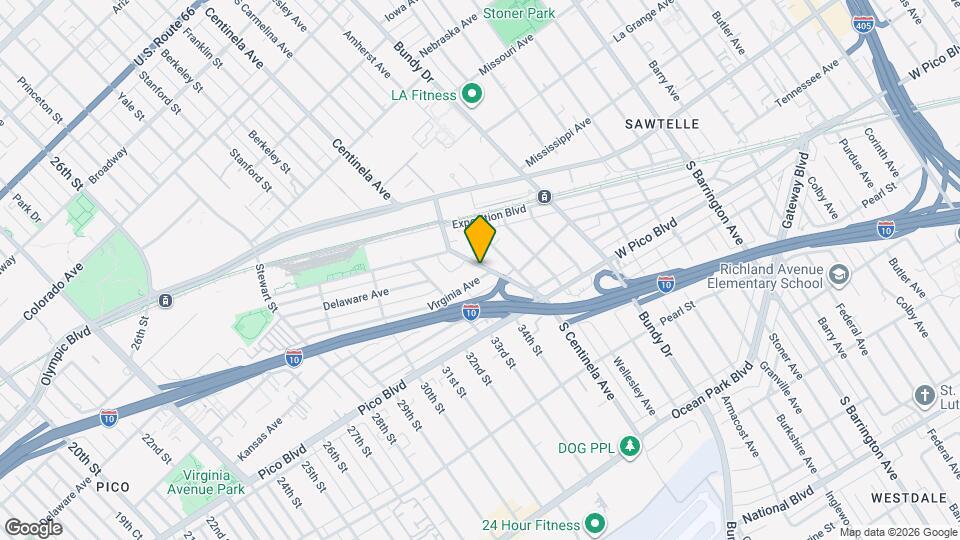 3355 Virginia Ave, Unit #B Mapa y Detalles de la Ubicación