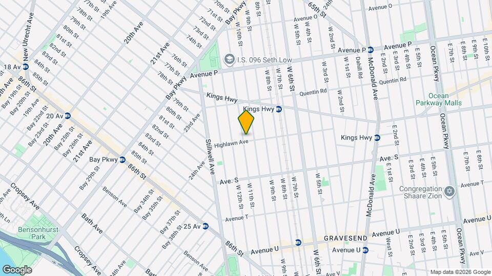 1793 W 11th St. Map and Location Details