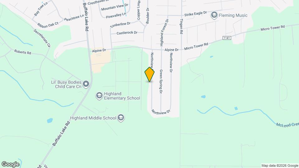 831 Northview Dr Map and Location Details