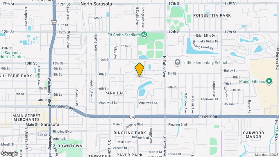 2611 Pine Lake Terrace Map and Location Details