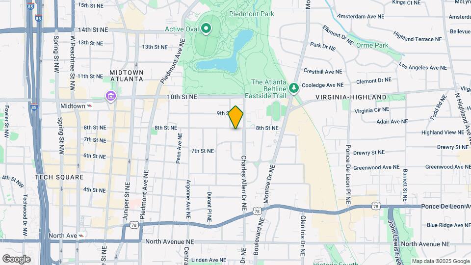 413 8th St NE Map and Location Details