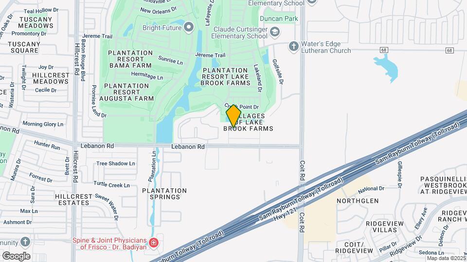 11923 Shoal Creek Dr Map and Location Details