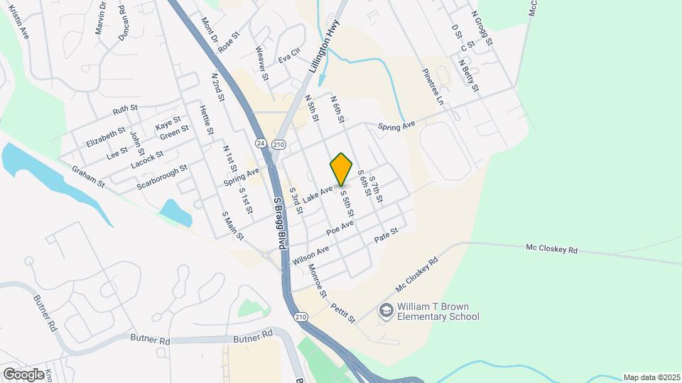 204 S 5th St Map and Location Details