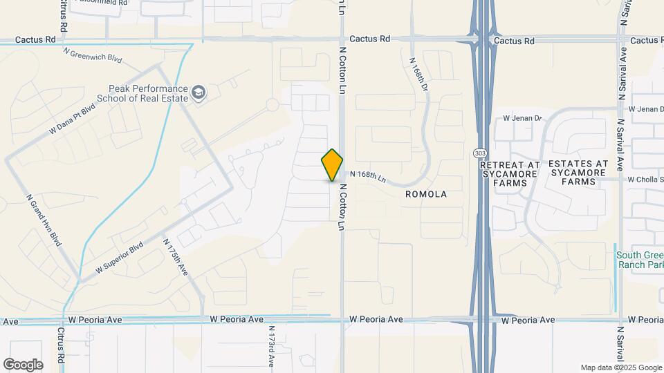 11353 N Luckenbach St Map and Location Details