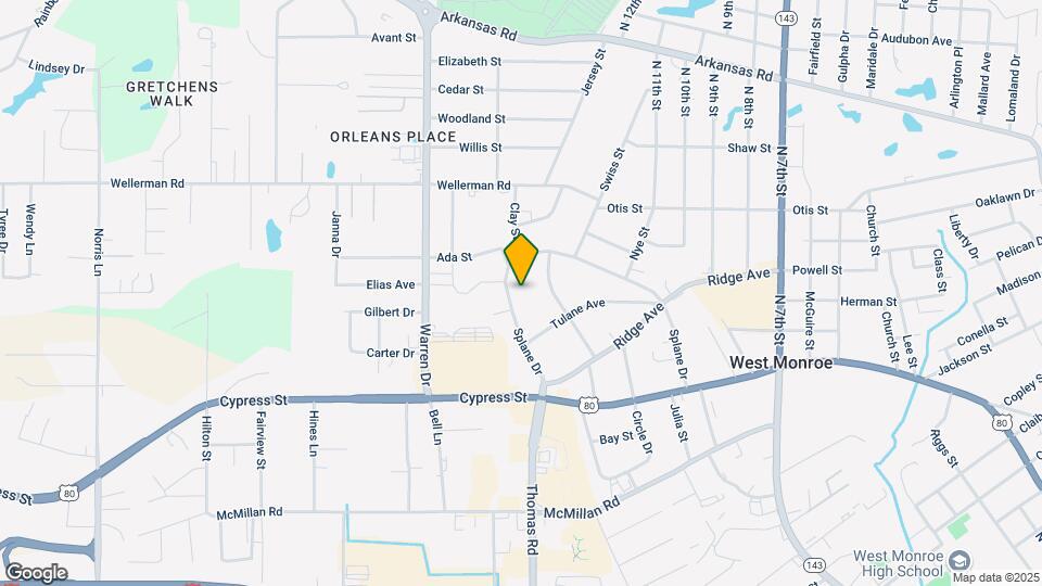703 Splane Dr Mapa y Detalles de la Ubicación