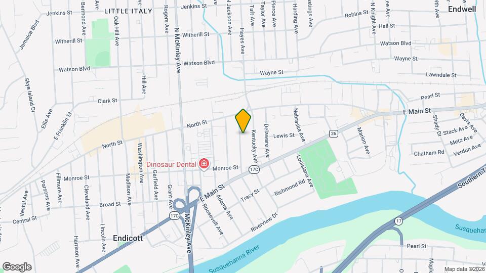 Endicott Square Map and Location Details