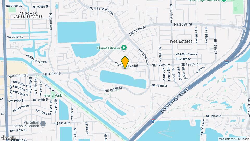 840 NE 199th St Map and Location Details