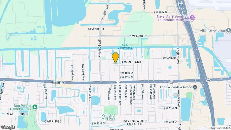 4548 SW 28th Way Map and Location Details