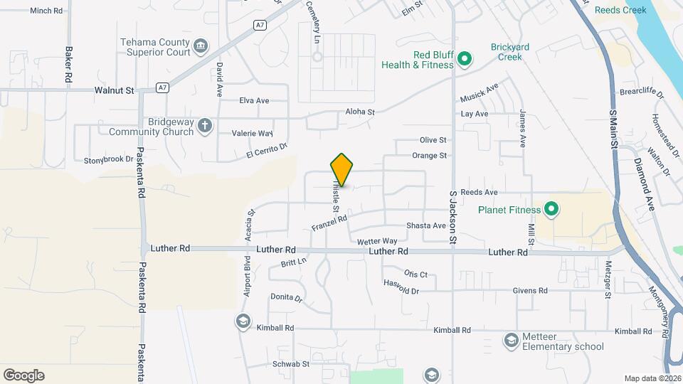 625 Thistle St Map and Location Details