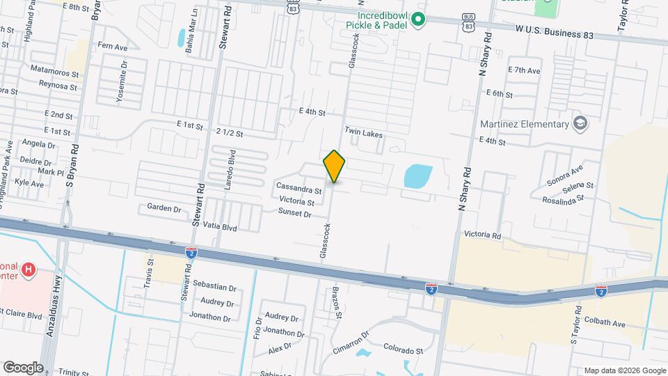 13 Glasscock Map and Location Details