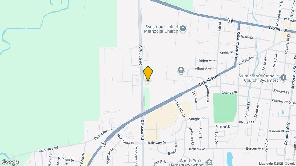 674 S Peace Rd Map and Location Details