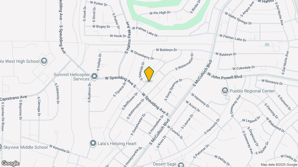 654 S Bellflower Dr Map and Location Details