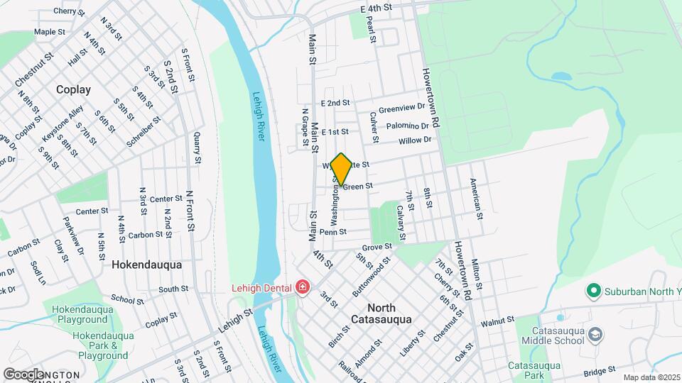 1523 Washington St Map and Location Details
